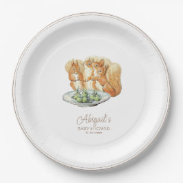 クラシックピーターザラビットベイビーシャワー ペーパープレート