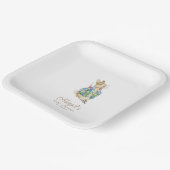 クラシックピーターザラビットベイビーシャワー ペーパープレート (傾斜あり)