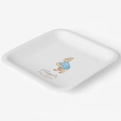 クラシックピーターザラビットベイビーシャワー ペーパープレート (傾斜あり)