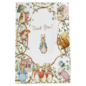 クラシックピーターザラビットベイビーシャワー ミディアムペーパーバッグ (裏面)