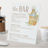 クラシックピーターザラビットベビーバードリンクサイン 台座サイン (インサイチュ)