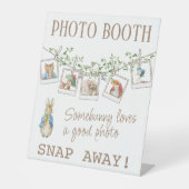 クラシックピーターザラビットベビーフォトブースサイン 台座サイン (正面)