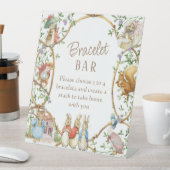 クラシックピーターザラビットベビーブレスレットバー標識 台座サイン (インサイチュ)