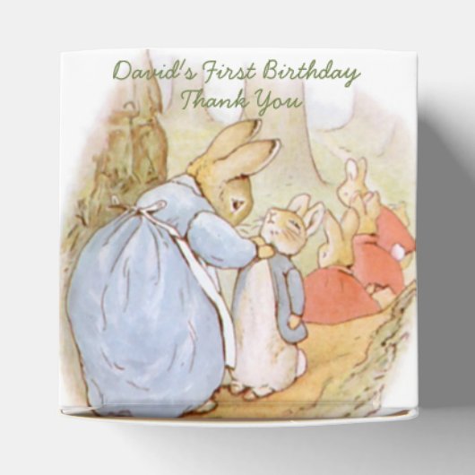 クラシックピーターザラビット誕生日 フェイバーボックス (上部)