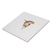 クラシックピーター・ザ・ラビットジェレミー タイル (側面)