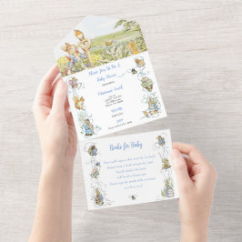 クラシックピーター・ザ・ラビットベイビー オールインワン招待状