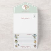 クラシックピーター・ザ・ラビットベイビー オールインワン招待状 (外側)