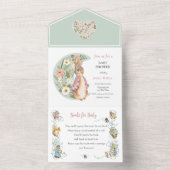 クラシックピーター・ザ・ラビットベイビー オールインワン招待状 (内側)