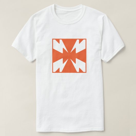 クラシックファイヤーXモノグラム Tシャツ (デザイン正面)