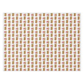 クラシックファストフードペアリングバーガーとフリフランスのーズ テーブルクロス (正面(横))