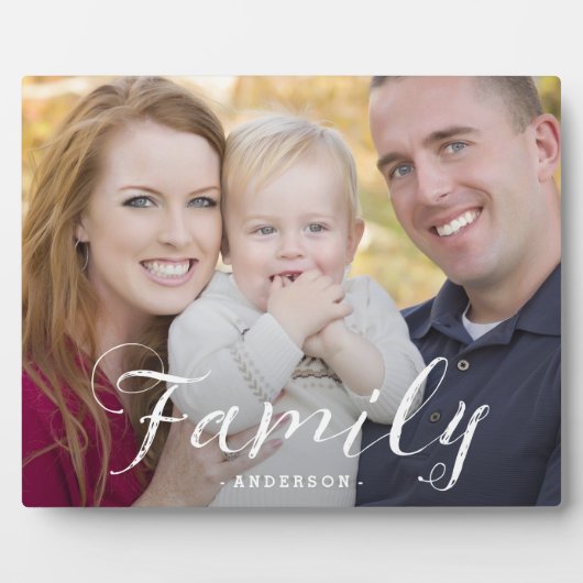 クラシックファミカスタムリー写真立て フォトプラーク (正面)