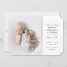 クラシックファミリーイニシャルフォト誕生