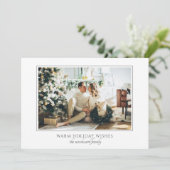 クラシックファミリーフォトクリスマスカード シーズンカード (スタンド正面)