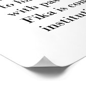 クラシックフィカ定義コーヒースウェーデンポスター ポスター (角)