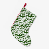 クラシックフィッシャーアイランドロゴクリスマスストッキング スモールクリスマスストッキング (正面 (吊り時))