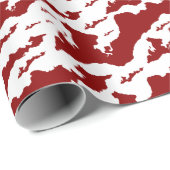 クラシックフィッシャーズ島ロゴラッピング紙 – 赤 ラッピングペーパー (ロールコーナー)