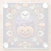 クラシックフェアアイルハロウィーン/パンプキン ガラスコースター (裏面)
