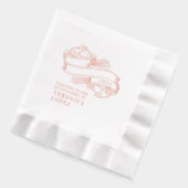 クラシックフェスティバルエレガントキンセアニェラ15日パーティー 箔ナプキン (左)