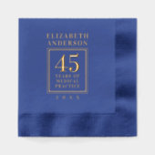 クラシックフェスティバルエレガント退職金 箔ナプキン (正面)