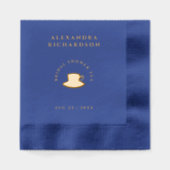 クラシックフェスティバルテエレガントアパーティーブライダルシャワー 箔ナプキン (正面)