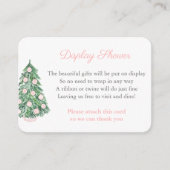 クラシックフェミニンクリスマス エンクロージャーカード (正面)