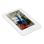 クラシックフォトクリスマススクお洒落リプト引用文 マグネット (右側)