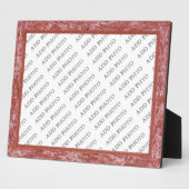 クラシックフォトプラークを追加する赤枠 フォトプラーク (側面)