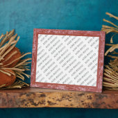 クラシックフォトプラークを追加する赤枠 フォトプラーク (側面)