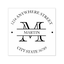 クラシックフォーマルファミリ名イニシャル差出人住所