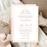 クラシックフォーマルモノグラムピーチウォーター結婚カラー 招待状<br><div class="desc">新郎新婦のイニシャルと絶妙な手描きの葉付き素晴らし植物モノグラムを示すエレガントな結婚式の招待状で友人と家族を喜ばせる。薄い桃とサンゴの色合いの水彩枠で飾られたフロントの招待、桃、クリーム、ほこりっぽいオレンジとサンゴの色合いの美しい水彩洗い流しを特徴とする招待の背中。手書道シンプルの詳細で優雅さと優雅さに満ち書たクリーンとデザイン。親エレガント名のデザイン親の名前なしで使用できる。この変更もしは、テンプレート文字ボックスの最後にある青い「デザインツールを使用して編集クリック」ボタンで行うことができます。この操作は、次の手順で行うことができます。バックが白の招待を希望する場合に行います後を追。「背面」レイヤーで、メニューの「要素」から四角離れ形に追加。ドラッグの隅にあなたのマウスと本当に大きな背中をカバーする作る。次に、メニューの正方形の色を右の白に変更する。最後クリックに上角の「完了」ボタンをクリック。これで招待状は白状になる。手書無し同じデザイン書も利用可能な詳細。当社の「ピーチウォーター・カラー・ボタニカル・モノグラム結婚」コレクションの一部で、さまざまな調整製品を提供。https://www.zazzle.com/collections/peach_water color_botanical_monogram_s-119201759263203074を参照し結婚て、コレクション全体を表示する。</div>