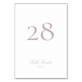 クラシックフォーマル書ピンクタ結婚ウペ テーブルナンバー (正面)