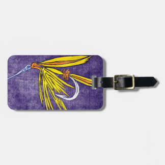 クラシックフライアンオレンジとイエローウェットフライアグラッジタグ ラゲッジタグ