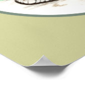 クラシックフリルの野鳩 ポスター (角)