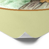 クラシックフリルピジョンズブロンディーネット ポスター (角)