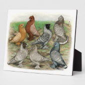 クラシックフリルピジョンズレーブロンディーネット フォトプラーク (側面)