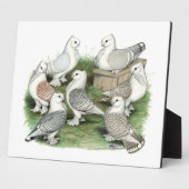 クラシックフリル鳩 フォトプラーク (側面)