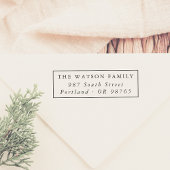 クラシックフレミニマルーム差出人住所 ラバースタンプ