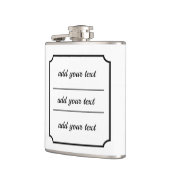 クラシックフレームパーソナライズされたフラスコ フラスク (左)