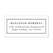 クラシックフレームフォーマル型差出人住所 ラバースタンプ (インプリント)