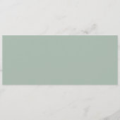 クラシックフローラのメ結婚ニュー メニュー (裏面)