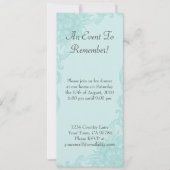 クラシックフローラエレガンスディナーパーティの招待状 招待状 (正面)