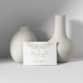 クラシックフローラエレガントブライダルシャワーありがとう カード