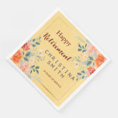 クラシックフローラエレガント水色退職パーティー (コーナー)