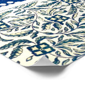 クラシックフローラオーナメントプリント ポスター (角)