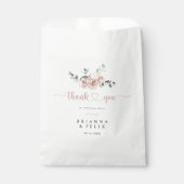クラシックフローラダスティピンクローズありがとうござ結婚う フェイバーバッグ (正面)