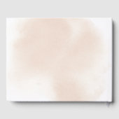 クラシックフローラダスティピンクローズ結婚ズ ゲストブック (裏面)