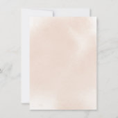 クラシックフローラダスティピンクローズ結婚ズ セーブザデート (裏面)