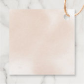 クラシックフローラダスティピンクローズ結婚ズ フェイバータグ (裏面)