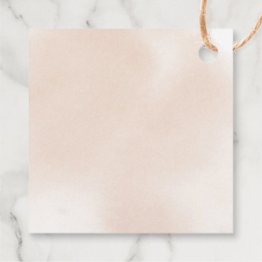 クラシックフローラダスティピンクローズ結婚ズ フェイバータグ (裏面)