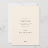 クラシックフローラフレームのクリスマスフォト |緑 シーズンカード (裏面)